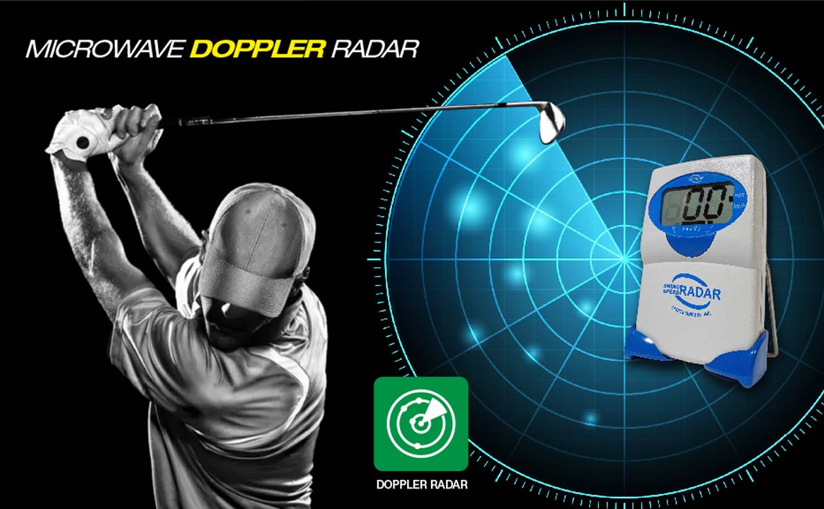 Swing Speed Radar - Doppler Radar Provides Accurate And Personal Golf Club And Bat Swing Speeds 20 To 200 MPH. Essential Doppler Radar Training Tool