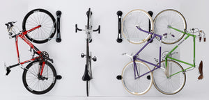 Steadyrack Adventure Pack - One Classic Bike Rack and One Mountain Bike Rack. Store Your Bike Vertically And Save Space.